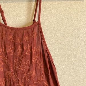 Rust summer dress